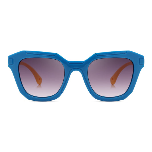 Techno Sunglasses (Blue/Yellow)