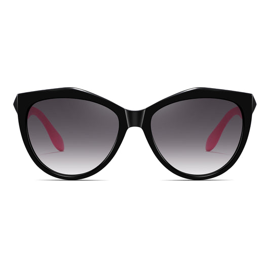 Classy Lady Sunglasses (Black/Pink)
