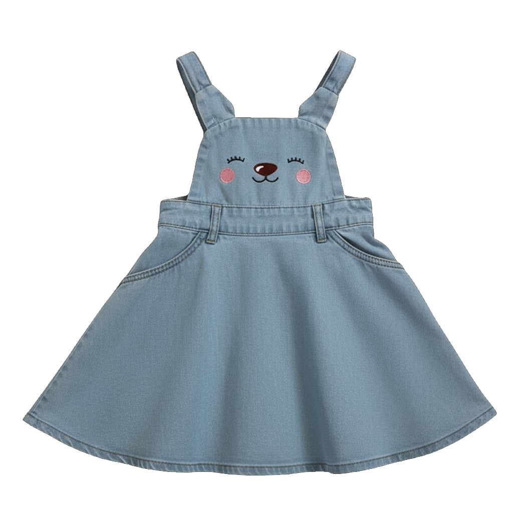 Little Bear Pinafore (Blue)