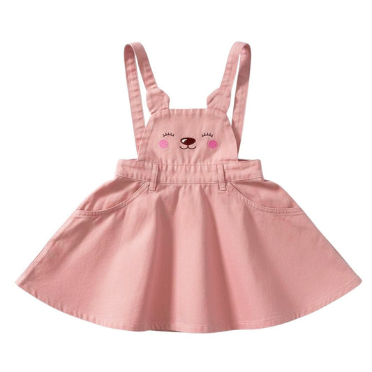 Little Bear Pinafore (Pink)