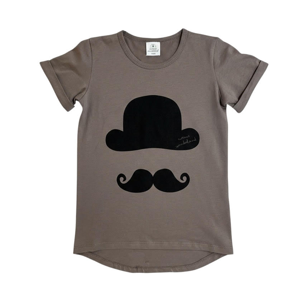 Moustache Drop Back SS Tee