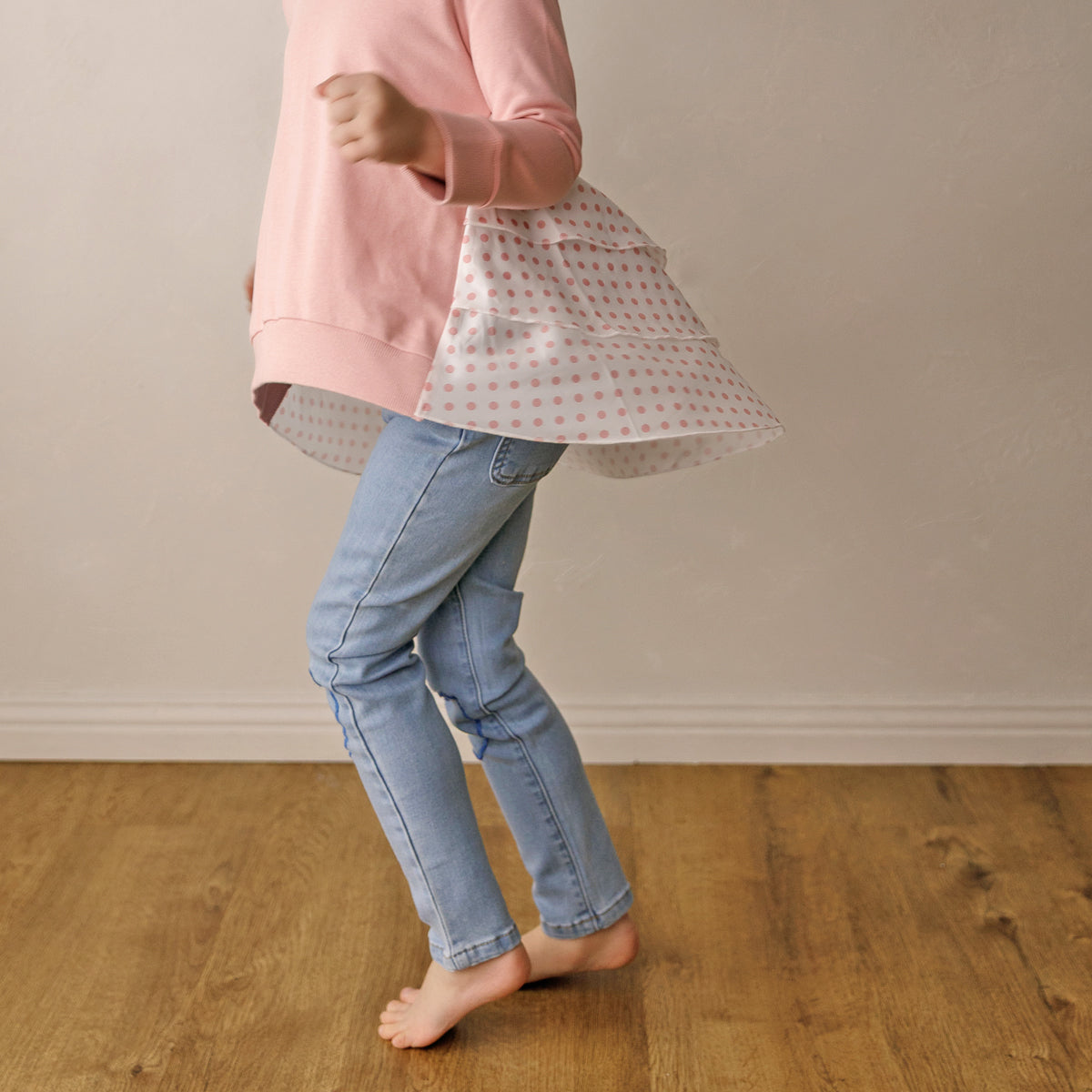 Heart Knee Stretch Jeggings