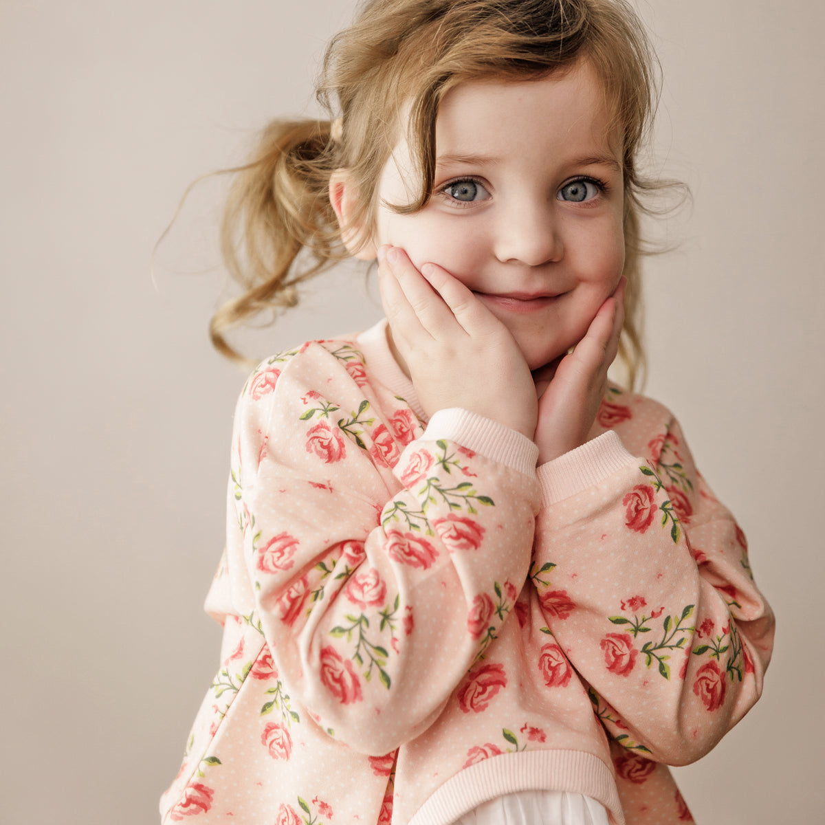 Rose Frill Swing Jumper